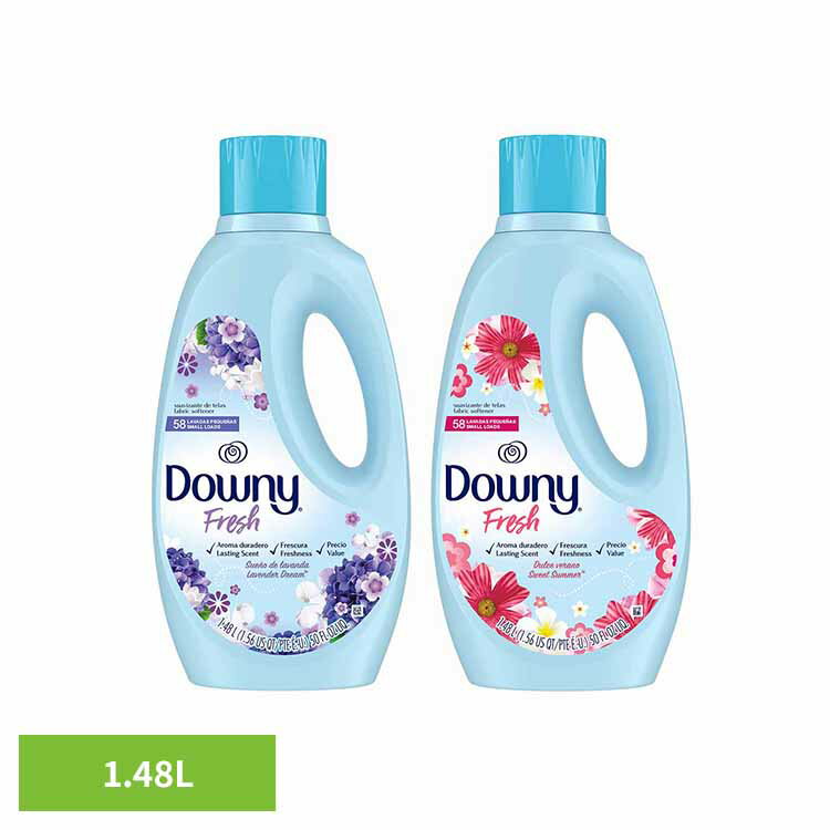 ダウニー フレッシュ 1.48L ダウニー Downy フレッシュ 柔軟剤 大容量 マイクロカプセル 非濃縮 部屋干し 匂い 消臭 P＆G ラベンダードリーム スイートサマー 【B】