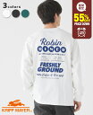 【55%OFF】 【ブランド直営】ピグメントプリントロンT(Robin)(メンズ ユニセックス 長袖 Tシャツ バックプリント カレッジロゴ 古着風 ヴィンテージ風 コットン100% カジュアル アメカジ アウトドア 春 秋)KRIFF MAYERクリフメイヤー【2024SS】