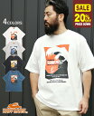 【20%OFF】 【ブランド直営】ヘビーウェイト Tシャツ (ポスター) メンズ ユニセックス トップス 半袖 プリント シンプル 綿100 コットン カジュアル アメカジ ヴィンテージ風 古着風 春 夏 KRIFF MAYERクリフメイヤー【2025SS】