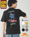 【20%OFF】 【ブランド直営】浮世絵 MIX プリント T (サップ)(メンズ ユニセックス 半袖 Tシャツ バックプリント くすみカラー コットン100%ボディ クルーネック パロディ 和柄 和風 アート カジュアル アメカジ 夏)KRIFF MAYERクリフメイヤー【2025SS】