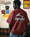 【30%OFF】 【ブランド直営】ヘビーウェイト T (ユニホーム)(メンズ ユニセックス 半袖 Tシャツ ロゴプリント バックプリント ワッペン 丸首 クルーネック ヘビーオンス アメカジ カジュアル スポーツ スポーティ ストリート 夏)Buktaバクタ【2025SS】