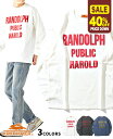 【40%OFF】【ブランド直営】オーバーダイ ロンT (RANDOLPH) メンズ ユニセックス 長袖 Tシャツ トップス グラフィック シンプル ピグメント ...