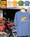 【30%OFF】【ブランド直営】 HONDA コラボT WINGメンズ レディース ユニセックス 半袖 Tシャツ ホンダ バイク Wingマーク 綿100 ヴィ...