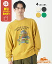 【ブランド直営】プリント スウェット クルー ドッグ メンズ ユニセックス 長袖 クルーネック おしゃれ カジュアル アニマル 犬 秋 冬 春 KRIFF MAYER クリフメイヤー【2024FW】