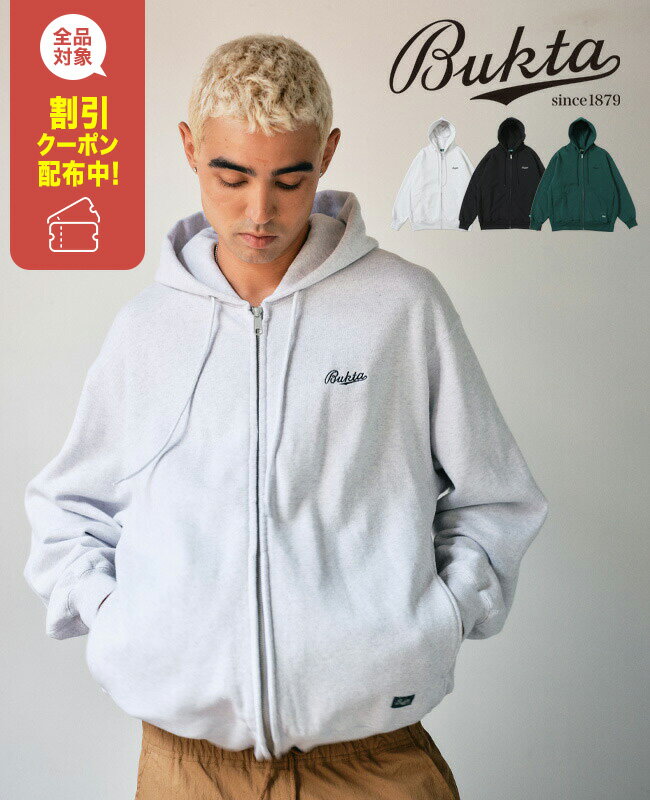 【ブランド直営】ヘビーOZ裏起毛スプリットラグランパーカー(メンズ スウェット フーディー フルジップパーカー 前開き ロゴ刺繍 ヘビーウェイト 裏微起毛 ワイ...