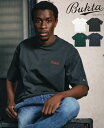 【ブランド直営】ヘビーウェイト バック ロゴ T (刺繍)(メンズ ユニセックス 半袖 Tシャツ ロゴプリント バックプリント 丸首 クルーネック ヘビーオンス...