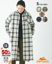 【スーパーセール超目玉 半額 50%OFF】【ブランド直営】 ビエラ チェック シャツ ワンピ レディース ワンピース スカート ロング丈 羽織 軽アウター 刺しゅう 秋 冬 カジュアル シンプル KRIFF MAYER LADYS クリフメイヤーレディース【2024FW】 販売期間前