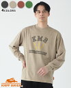 【ブランド直営】ピグメントロンT(KMR)(メンズ ユニセックス 長袖 Tシャツ 古着風 ユーズド風 バックプリント 綿 コットン100% クルーネック おしゃ...