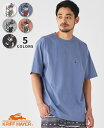 【ブランド直営】クリフ ラビット T (釣り)(メンズ ユニセックス 半袖 Tシャツ ワンポイント 刺繍 くすみカラー コットン100%ボディ クルーネック カ...