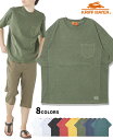 【ブランド直営】ヘビーウェイト ピグメント Tシャツ メンズ ユニセックス トップス 半袖 無地 胸ポケット シンプル 綿100 コットン カジュアル アメカジ...