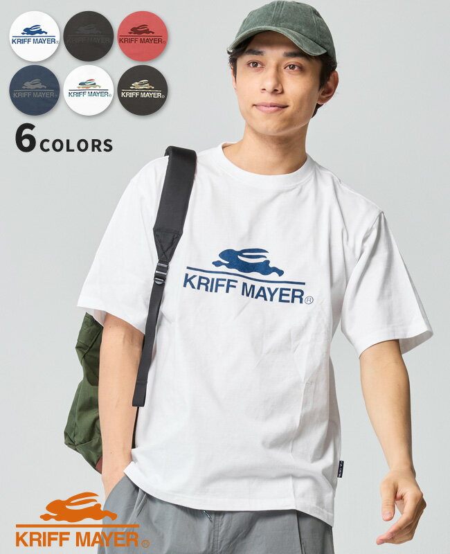 Rakuten - 【ブランド直営】フライング ラビット 半袖 T（メンズ ユニセックス Tシャツ クルーネック 丸首 ブランドロゴ プリント カットソー ベーシック コットン100% お揃い対応 アウトドア アメカジ 夏）KRIFF MAYERクリフメイヤー【2026SS】