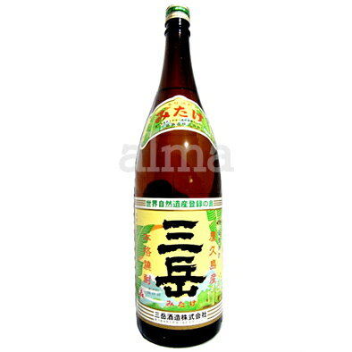 三岳 芋焼酎 25度 1800ml 1本 いも焼酎 三岳酒造 鹿児島県 屋久島 1.8L
