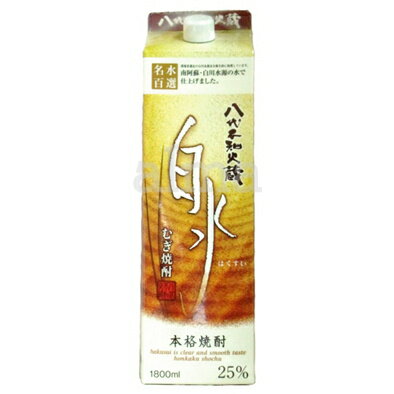 白水 麦 25度 1800ml(1.8L)パック