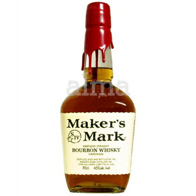 赤い封蝋がトレードマークのバーボンウイスキー「メーカーズマーク」700ml。アメリカ・ケンタッキー州の小さな蒸溜所から生まれる唯一無二のハンドメイド