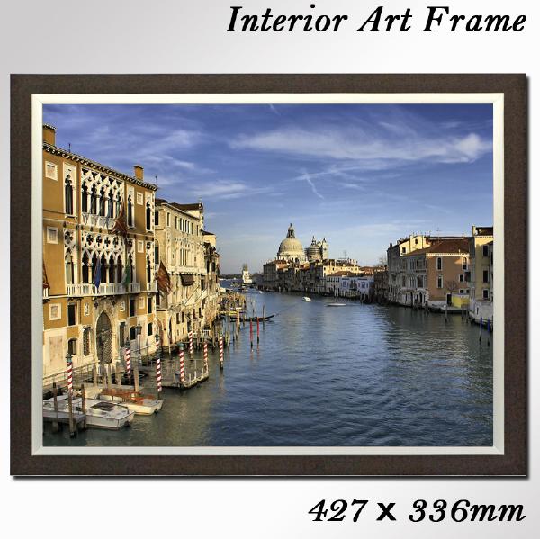 壁掛けアート アートパネル 風景画 フォトグラファー Bart Ceuppens 写真 額縁付き ベニス イタリア 海外 街並み 建物 川 母の日 ギフト イン...