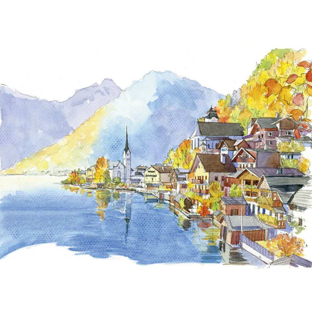 人気ブランド 壁掛けインテリア イラストジグレー ザルツカンマーグートの景色 水彩画 ギフトにも最適 エアルトアート Szentendreibaptista Hu 人気ブランド 壁掛けインテリア イラストジグレー ザルツカンマーグートの景色 水彩画 ギフトにも最適 エアルトアート Szentendreibaptista Hu