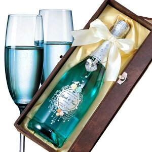 【名入れ専門】【名入れ プレゼント】【 酒 】【 ワイン 】幸運を呼ぶブルー　デコレーション　ブルー・オブ・マリア