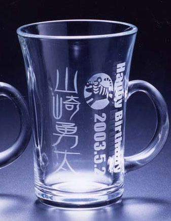 Rakuten - 【名入れ専門】【名入れ プレゼント】【文字彫刻込】ガラスティーカップ