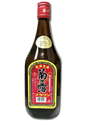 楽天泡盛ワールド菊之露ブラウン 30度/720ml【沖縄】【泡盛】