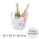 ビバグランド ワインクーラー(250×203×203mm)「SALUS」【おしゃれ 小型 プラスチック シンプル シック シャンパン ジュース お洒落 レストラ...