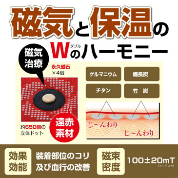 足用サポーター/マグネッカーDX(ふくらはぎ・すね用)【サポーター 磁気 遠赤外線 ふくらはぎ 保温 血行 筋肉 リラックス 血行促進 むくみ対策 冷え 冷房対策 永久磁石 ゲルマニウム チタン 備長炭 竹炭 健康 健康グッズ】