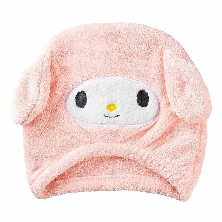 マイクロファイバー「マイメロディ」吸水ヘアキャップ【ヘアーキャップ お風呂上り 速乾 吸水 マイメロ サンリオ かわいい ピンク プチギフト】のサムネイル