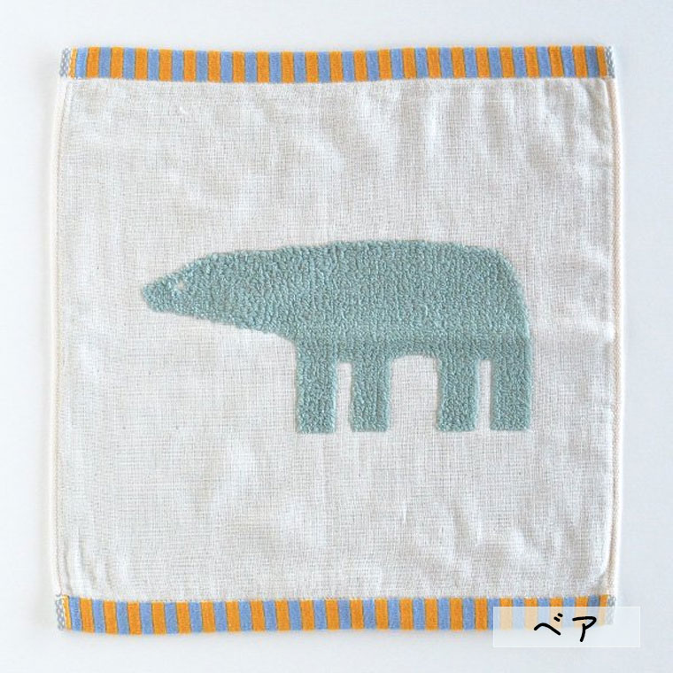 今治タオル「Plantia（プランティア）」ポラリス／ウォッシュタオル【ハンドタオル タオル オーガニックコットン 日本製 今治 今治タオルブランド認定商品 綿100％ コットン 100％ かわいい アニマル ギフト 出産祝い】