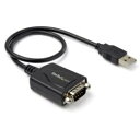 StarTech.com シリアル変換ケーブル/USB-A - RS232C/30cm/230Kbps/ブラック(ICUSB2321X) 目安在庫=△