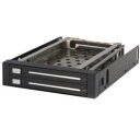 StarTech.com SATA HDDリムーバブルケース/3.5インチベイ内蔵型/2x 2.5HDD用/鍵付(HSB220SAT25B) 目安在庫=△