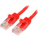 StarTech.com カテゴリ5e(CAT5e)LANケーブル/10m/レッド/ツメ折れ防止機構(45PAT10MRD) 目安在庫=△