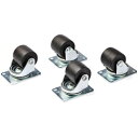 StarTech.com サーバーラック用キャスター/4個入/50mm/360度回転/ねじM6対応(RKCASTER2) 目安在庫=△