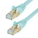 StarTech.com カテゴリ6A(CAT6A)LANケーブル/1.5m/アクア/STP/ツメ折れ防止(6ASPAT150CMAQ) 目安在庫=△