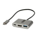 StarTech.com USBマルチハブ/USB-C/4K30Hz HDMI/100W PD/2x USB/TB3/4(CDP2HDUACP2) 目安在庫=○