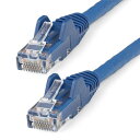 StarTech.com カテゴリ6(CAT6)LANケーブル/10m/ブルー/低煙ゼロハロゲン(N6LPATCH10MBL) 目安在庫=△
