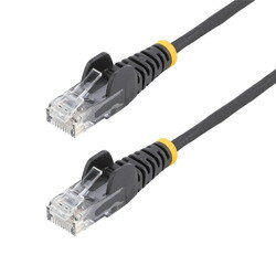 Rakuten - StarTech．com CAT6 LANケーブル/スリム/7m/ブラック/1Gb/100W PoE/スナッグレス(N6PAT7MBKS) 目安在庫=○