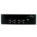 StarTech.com KVMスイッチ/4ポート/2画面/DVI VGA/1900x1200/USBハブ/AUX(SV431DDVDUA) 目安在庫=△