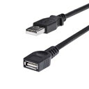 StarTech.com USBケーブル/A-A/1.8m/USB 2.0/480Mbps/延長用/オス・メス/BK(USBEXTAA6BK) 目安在庫=○[メ...