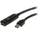 StarTech.com USBケーブル/A-A/5m/USB 3.0/アクティブ延長/オス・メス/BK(USB3AAEXT5M) 目安在庫=△