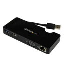 StarTech.com ノートパソコン用ドッキングステーション(USB3SMDOCKHV) 目安在庫=○