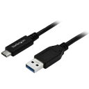 StarTech.com USBケーブル/A-C/1m/USB 3.0/5Gbps/オス・オス/ブラック(USB315AC1M) 目安在庫=○[メール便対象商品...
