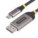 StarTech.com USB-C - DisplayPort 1.4変換ケーブル/3m/8K60Hz/DP Alt(142-USBC-DP-8K-10F) ...