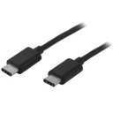 StarTech.com USBケーブル/C-C/2m/USB 2.0/480Mbps/60W/オス・オス/BK(USB2CC2M) 目安在庫=△[メール便対象...