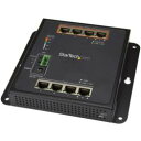 StarTech.com イーサネットスイッチ/8ポート/GbE/レイヤ2マネージ/IP30/DIN(IES81GPOEW) 目安在庫=△【6月末までポイント10倍】