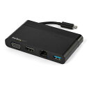 StarTech.com USB}`nu/USB-C/4K30HzHDMIVGA/1x USB/LAN/TB3(DKT30CHVCM) ڈ݌=