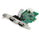 StarTech.com シリアル増設カード/PCIe - 2x RS232C/16950 UART/921Kbps(PEX2S953) 目安在庫=△