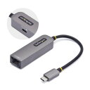 StarTech.com LANアダプター/USB-C/1Gbps 2.5Gbpsマルチスピード/100W PD(2GPD3-USB-C-ETHERNET) 目安在庫=○