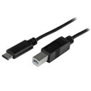 StarTech.com USBケーブル/B-C/1m/USB 2.0/480Mbps/オス・オス/ブラック(USB2CB1M) 目安在庫=○[メール便対象商品...