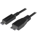 StarTech.com USBケーブル/Micro-B - C/50cm/USB 3.1 Gen2/10Gbps/ブラック(USB31CUB50CM) 目安在...