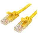 StarTech.com カテゴリ5e(CAT5e)LANケーブル/10m/イエロー/ツメ折れ防止機構(45PAT10MYL) 目安在庫=△