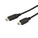 StarTech.com USBケーブル/Mini-B - C/2m/USB 2.0/480Mbps/オス・オス/BK(USB2CMB2M) 目安在庫=△[メー...